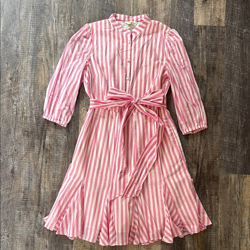 Boden Pink Shirt Dress 8L